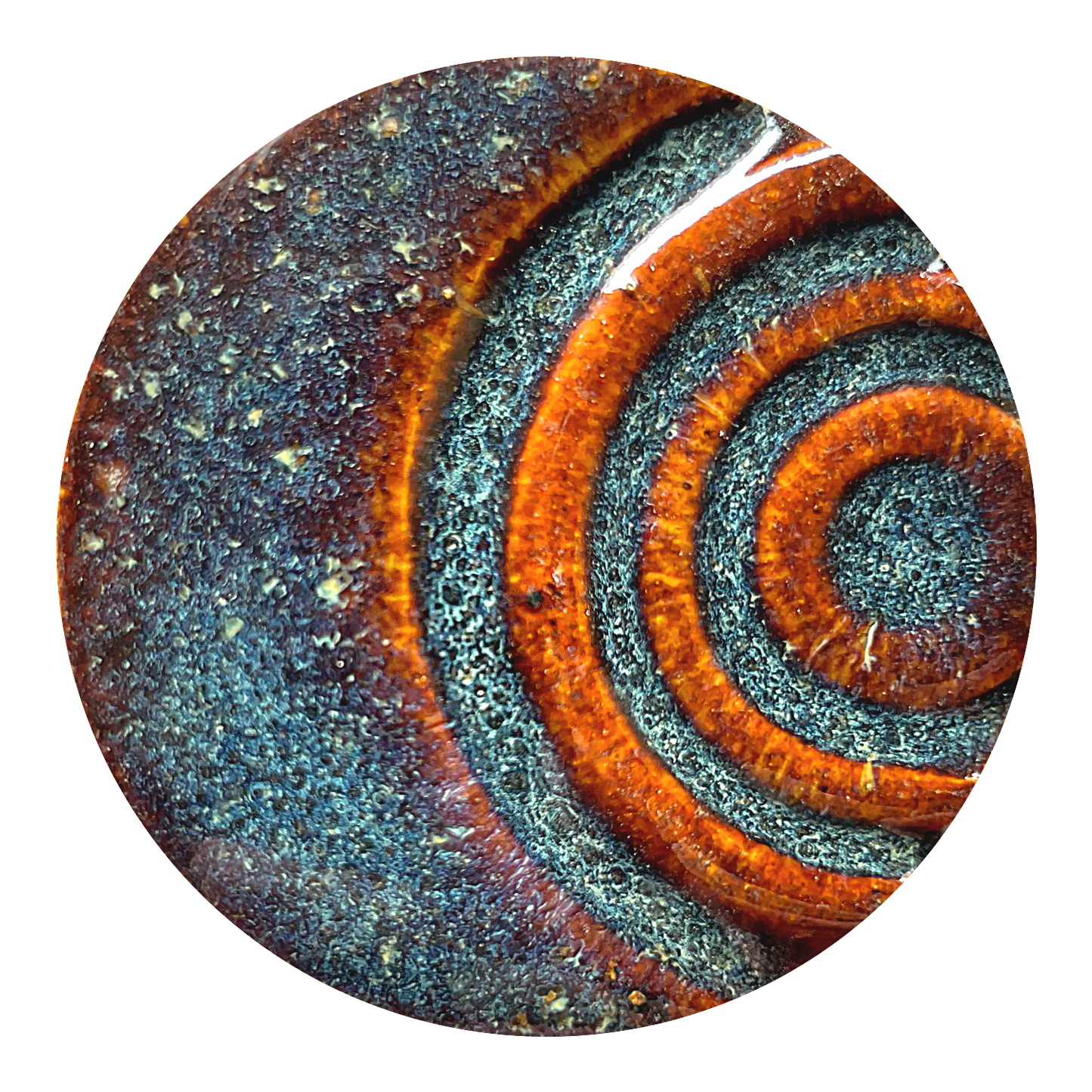 Glaze: 1229 Mottled Brown Trans (1lb)
