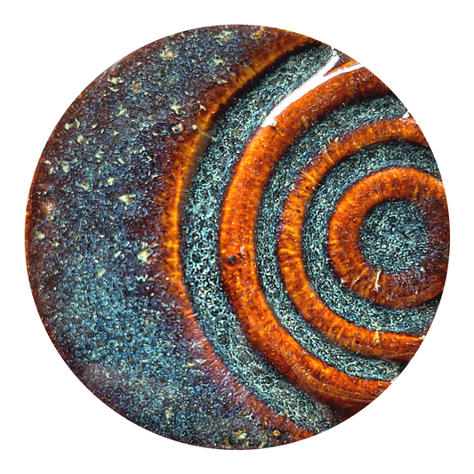 Glaze: 1229 Mottled Brown Trans (1lb)